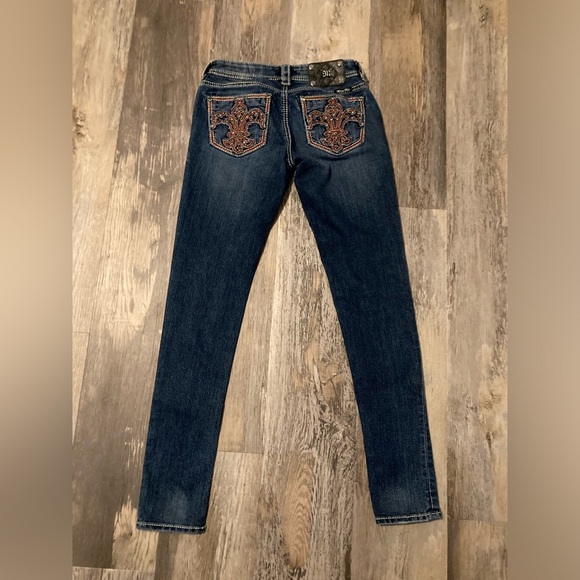Miss Me denim skinny blue jeans - Picture 2 of 7